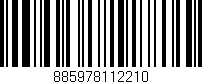 Código de barras (EAN, GTIN, SKU, ISBN): '885978112210'