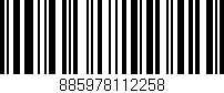 Código de barras (EAN, GTIN, SKU, ISBN): '885978112258'