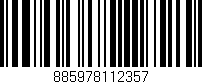 Código de barras (EAN, GTIN, SKU, ISBN): '885978112357'