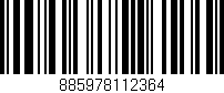 Código de barras (EAN, GTIN, SKU, ISBN): '885978112364'
