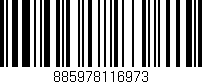 Código de barras (EAN, GTIN, SKU, ISBN): '885978116973'