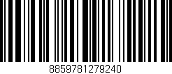 Código de barras (EAN, GTIN, SKU, ISBN): '8859781279240'