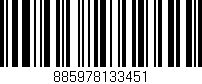 Código de barras (EAN, GTIN, SKU, ISBN): '885978133451'