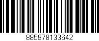 Código de barras (EAN, GTIN, SKU, ISBN): '885978133642'