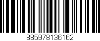 Código de barras (EAN, GTIN, SKU, ISBN): '885978136162'