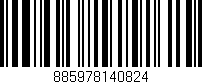 Código de barras (EAN, GTIN, SKU, ISBN): '885978140824'