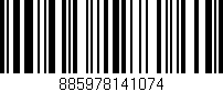 Código de barras (EAN, GTIN, SKU, ISBN): '885978141074'