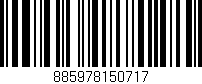 Código de barras (EAN, GTIN, SKU, ISBN): '885978150717'