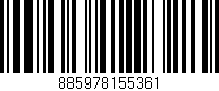 Código de barras (EAN, GTIN, SKU, ISBN): '885978155361'
