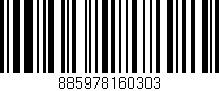 Código de barras (EAN, GTIN, SKU, ISBN): '885978160303'