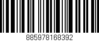Código de barras (EAN, GTIN, SKU, ISBN): '885978168392'