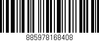 Código de barras (EAN, GTIN, SKU, ISBN): '885978168408'