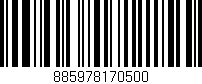 Código de barras (EAN, GTIN, SKU, ISBN): '885978170500'