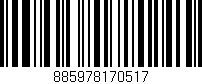 Código de barras (EAN, GTIN, SKU, ISBN): '885978170517'