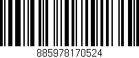 Código de barras (EAN, GTIN, SKU, ISBN): '885978170524'