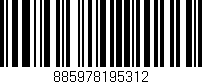 Código de barras (EAN, GTIN, SKU, ISBN): '885978195312'