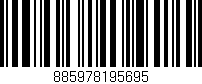Código de barras (EAN, GTIN, SKU, ISBN): '885978195695'