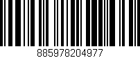 Código de barras (EAN, GTIN, SKU, ISBN): '885978204977'
