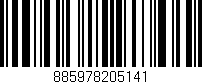 Código de barras (EAN, GTIN, SKU, ISBN): '885978205141'
