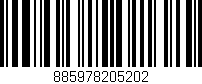 Código de barras (EAN, GTIN, SKU, ISBN): '885978205202'