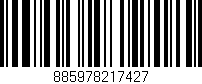 Código de barras (EAN, GTIN, SKU, ISBN): '885978217427'
