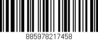 Código de barras (EAN, GTIN, SKU, ISBN): '885978217458'