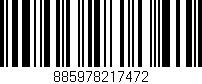 Código de barras (EAN, GTIN, SKU, ISBN): '885978217472'