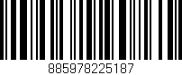 Código de barras (EAN, GTIN, SKU, ISBN): '885978225187'