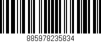 Código de barras (EAN, GTIN, SKU, ISBN): '885978235834'