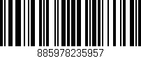 Código de barras (EAN, GTIN, SKU, ISBN): '885978235957'