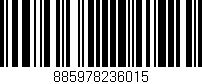 Código de barras (EAN, GTIN, SKU, ISBN): '885978236015'