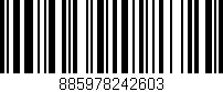Código de barras (EAN, GTIN, SKU, ISBN): '885978242603'