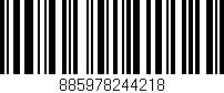 Código de barras (EAN, GTIN, SKU, ISBN): '885978244218'
