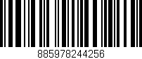 Código de barras (EAN, GTIN, SKU, ISBN): '885978244256'