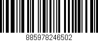 Código de barras (EAN, GTIN, SKU, ISBN): '885978246502'