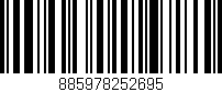 Código de barras (EAN, GTIN, SKU, ISBN): '885978252695'