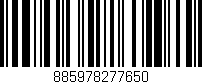 Código de barras (EAN, GTIN, SKU, ISBN): '885978277650'