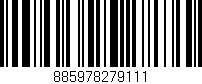Código de barras (EAN, GTIN, SKU, ISBN): '885978279111'