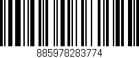 Código de barras (EAN, GTIN, SKU, ISBN): '885978283774'