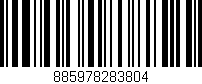 Código de barras (EAN, GTIN, SKU, ISBN): '885978283804'