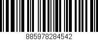 Código de barras (EAN, GTIN, SKU, ISBN): '885978284542'