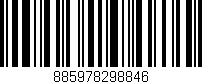 Código de barras (EAN, GTIN, SKU, ISBN): '885978298846'