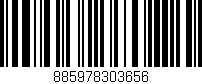 Código de barras (EAN, GTIN, SKU, ISBN): '885978303656'