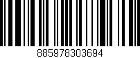 Código de barras (EAN, GTIN, SKU, ISBN): '885978303694'