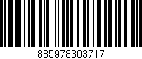 Código de barras (EAN, GTIN, SKU, ISBN): '885978303717'