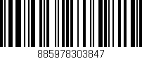 Código de barras (EAN, GTIN, SKU, ISBN): '885978303847'
