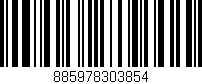 Código de barras (EAN, GTIN, SKU, ISBN): '885978303854'