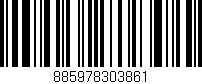 Código de barras (EAN, GTIN, SKU, ISBN): '885978303861'