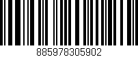 Código de barras (EAN, GTIN, SKU, ISBN): '885978305902'