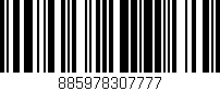 Código de barras (EAN, GTIN, SKU, ISBN): '885978307777'